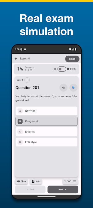 Medborgarskapsprovet: Practice Screenshot 3