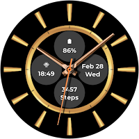 Gold Watch Face