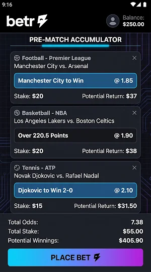 Betr Casino Screenshot 1