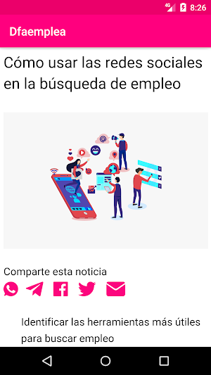 DfaEmplea - Empleo y trabajo Screenshot 1