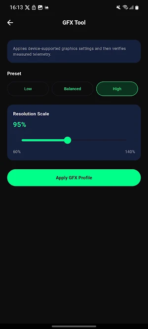 GameBooster4x Screenshot 1
