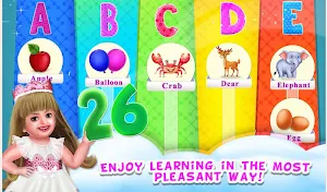 Baby Aadhya's Alphabets World Screenshot 1