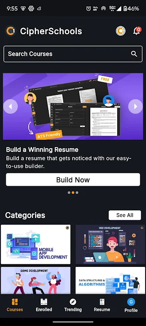 CipherSchools - Learn Online Screenshot 1