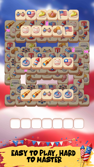 American Tile Match Puzzle Screenshot 2