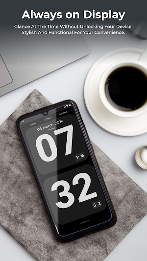 Huge Clock - Always On Display Screenshot 0