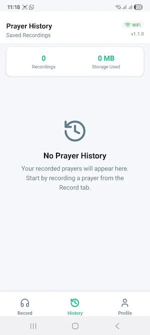Salah Recorder Screenshot 1