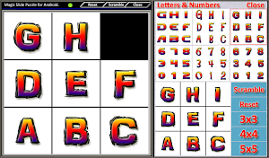 Magic Slide Puzzle Letters Screenshot 3