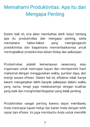 Kiat-Kiat Produktivitas Screenshot 2