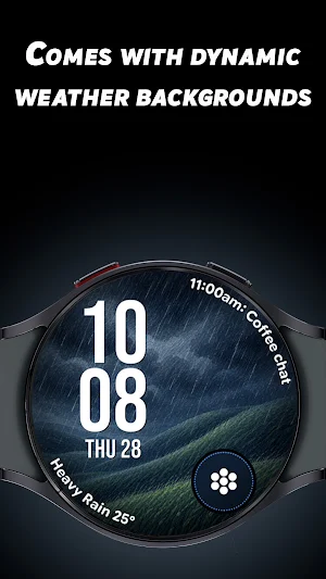 Scenery Weather - Watch face Screenshot 1