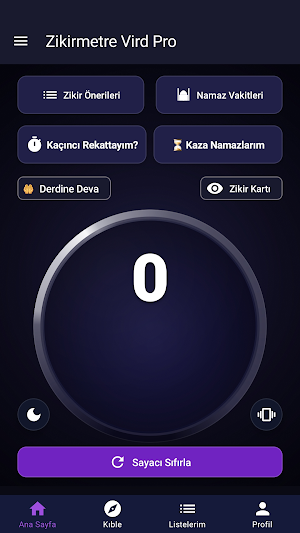 Zikirmetre Vird Pro Screenshot 0