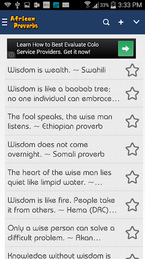 African Proverbs Screenshot 1