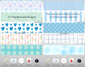 Sticky Memo Notepad *Ocean* Screenshot 2