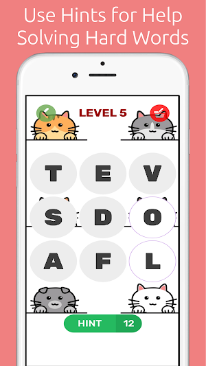 Cat Word Finder Puzzle Screenshot 1