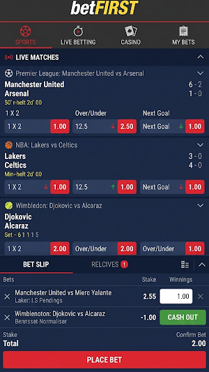 betFIRST Screenshot 2