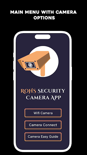 RoHS Security Camera App Screenshot 0