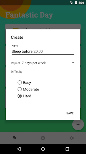 Fantastic - Goal Tracker / Habit Tracker Screenshot 3