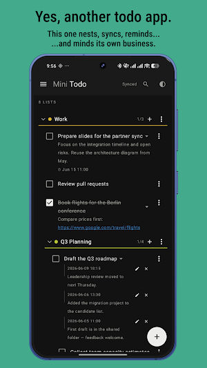 Mini Todo — Tasks & reminders Screenshot 0