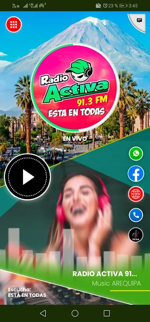 Radio Activa 91.3 FM Arequipa Screenshot 0