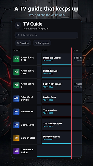 IPTV Deck: Player & TV Guide Screenshot 2