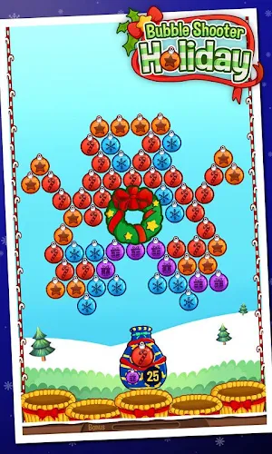 Bubble Shooter Holiday Screenshot 1