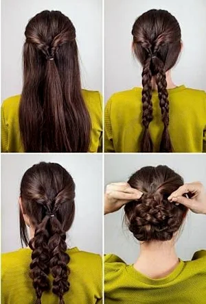 Girls Hairstyle Step by Step Screenshot 2