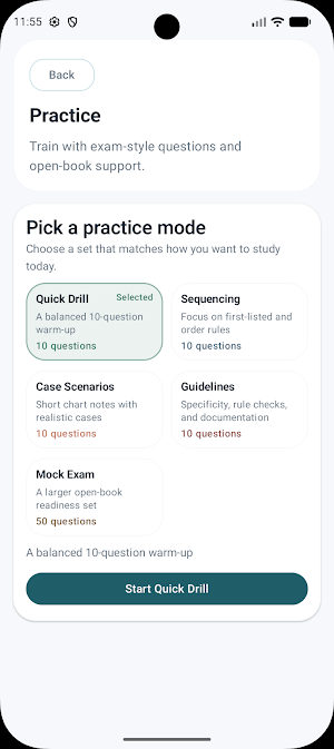 MediCode Trainer Screenshot 3