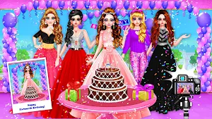 Happy Sweet Sixteen Birthday: Games for Girls Screenshot 0