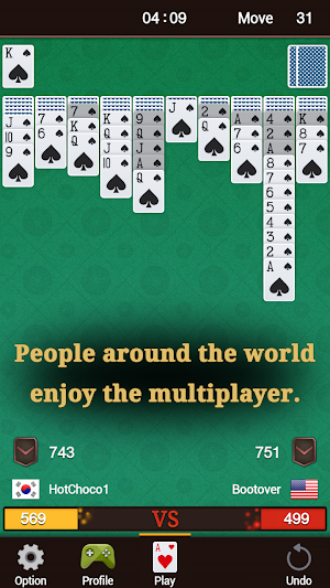 Spider Solitaire Screenshot 1