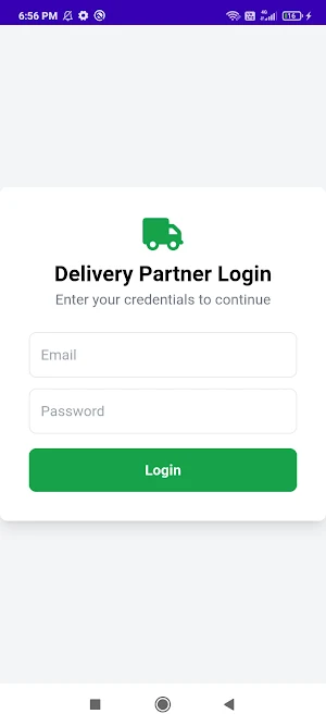 NOMH Delivery APP Screenshot 0