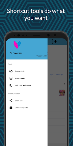 V Browser Screenshot 2