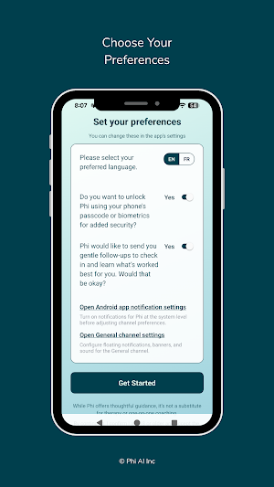 Phi. My Pocket Coach Screenshot 1