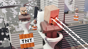 Skibidi Toilet Villager MCPE Screenshot 0