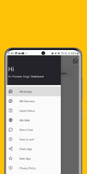 Wishtatus : Status Saver Screenshot 1