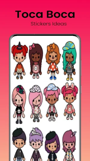 Toca Boca Stickers Ideas Screenshot 0