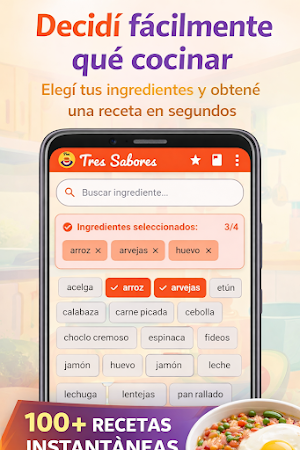 Recetas con Pocos Ingredientes Screenshot 0
