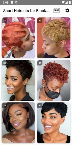 Short Haircuts for Black Women Screenshot 2