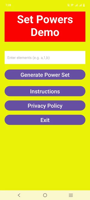 Set Powers Demo Screenshot 0