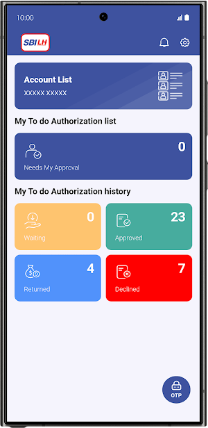 SBILH iBanking Screenshot 1