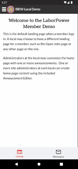 LaborPower Screenshot 2