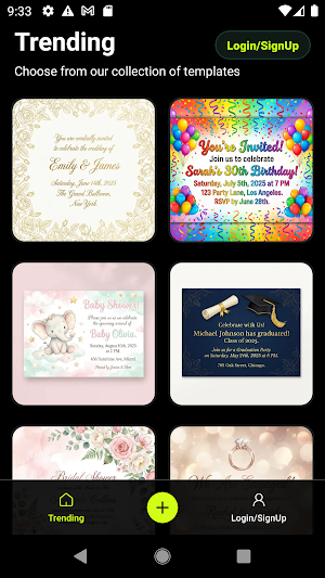 AI Invitation Party Card Maker Screenshot 1