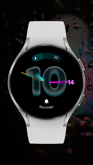 Blurred Glass Watch Face Screenshot 1