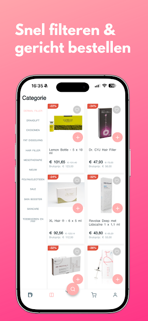 dermal-filler.nl | E-Commerce Screenshot 2