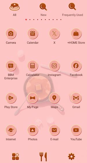 Pancake Time Theme +HOME Screenshot 2