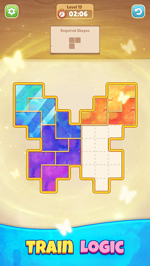 Shape Fill: Tile Puzzle Screenshot 1