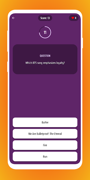 BTS Ultimate Quiz Screenshot 3