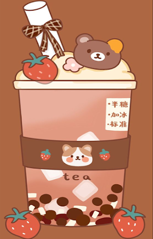 Wallpaper  Boba Cute HD Screenshot 3