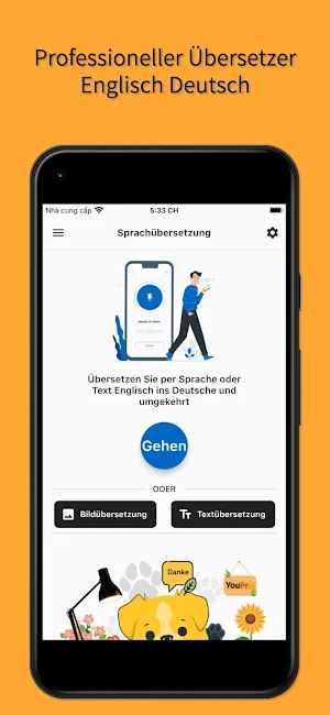 English to German - YouPro Screenshot 1