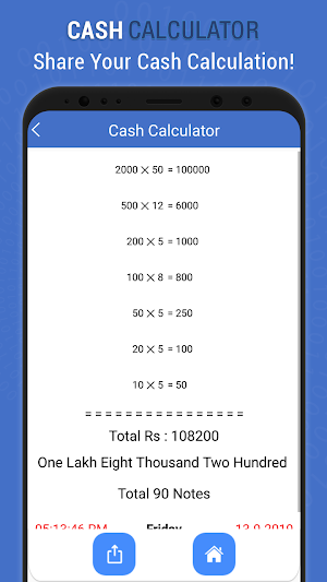 Cash Calculator : New Indian C Screenshot 3