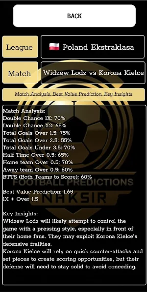 Football Predictions Naksir Screenshot 1