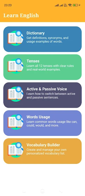Advance English Learning Screenshot 0
